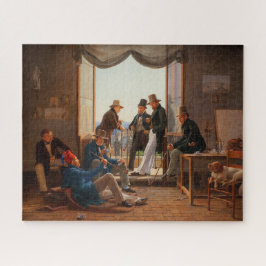 Quebra-cabeça Um grupo de artistas dinamarqueses em Roma, Istamb