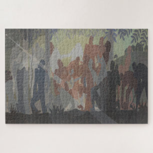 Quebra-cabeça Um Ídolo do Profundo Sul – Arte de Aaron Douglas