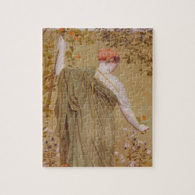 Quebra-cabeça Um Jardim de Albert Joseph Moore, Retrato Antigo (Vertical)