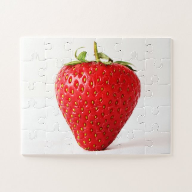Quebra-cabeça Um jpcnm de 30pc de Morango Vermelho 11x14 (Horizontal)