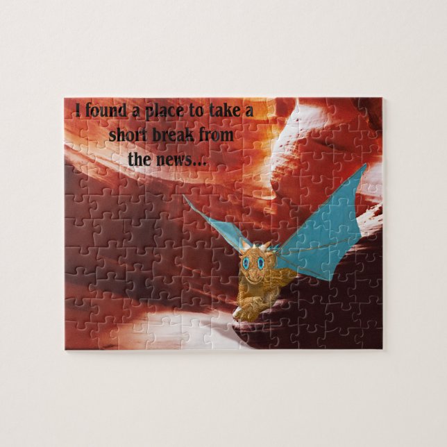 Quebra-cabeça Um lugar para tirar uma folga do noticiário (Horizontal)