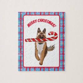 Quebra-cabeça Um Natal De Canela Muito German shepherd