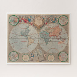 Quebra-cabeça Um novo mapa do mundo (1720) de John Senex