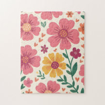 Um Padrão Floral de Jardim Caprichoso