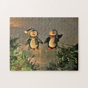 Quebra-cabeça Um par de pinguins
