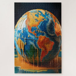 Quebra-cabeça Um Poderoso Retrato de uma Terra que Derrete