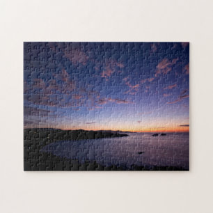Quebra-cabeça Um por do sol sobre o oceano em Costa Rica