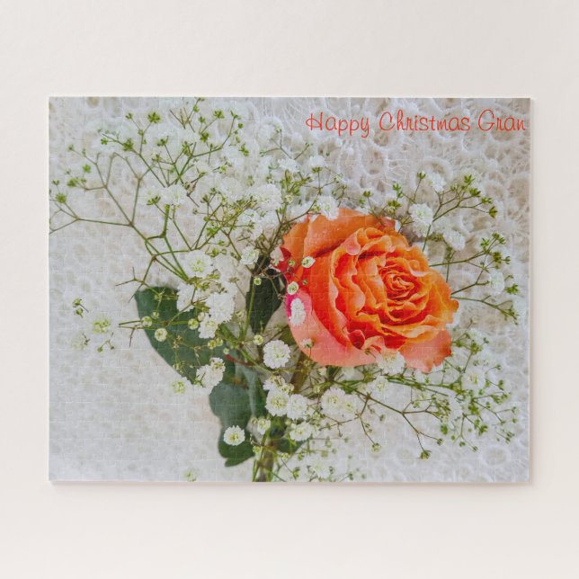 Quebra-cabeça Um presente de Natal para a minha avó. Quebra-cabe (Horizontal)