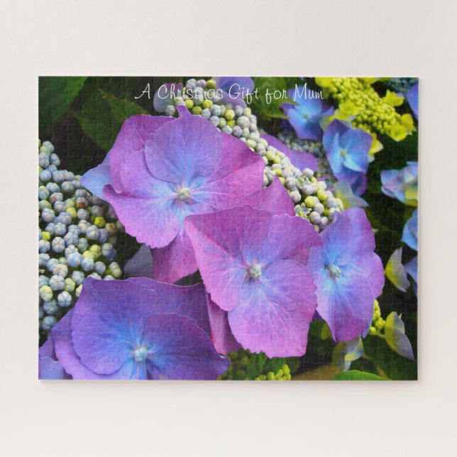 Quebra-cabeça Um presente de Natal para a minha Mãe. (Horizontal)