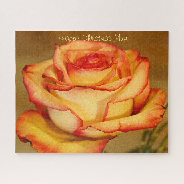 Quebra-cabeça Um presente de Natal para a minha Mãe. (Horizontal)