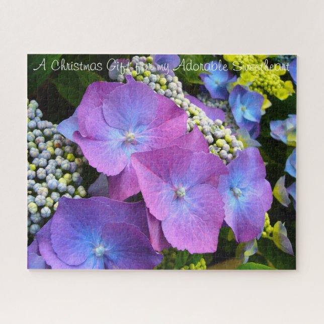 Quebra-cabeça Um presente de Natal para a minha querida. (Horizontal)