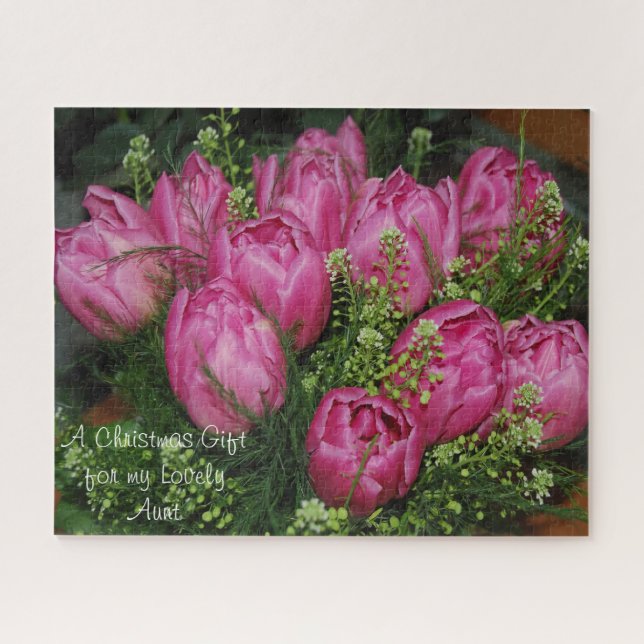 Quebra-cabeça Um presente de Natal para a minha querida tia. (Horizontal)