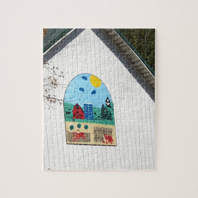 Quebra-cabeça Um Quilt Barn Divertido (Vertical)