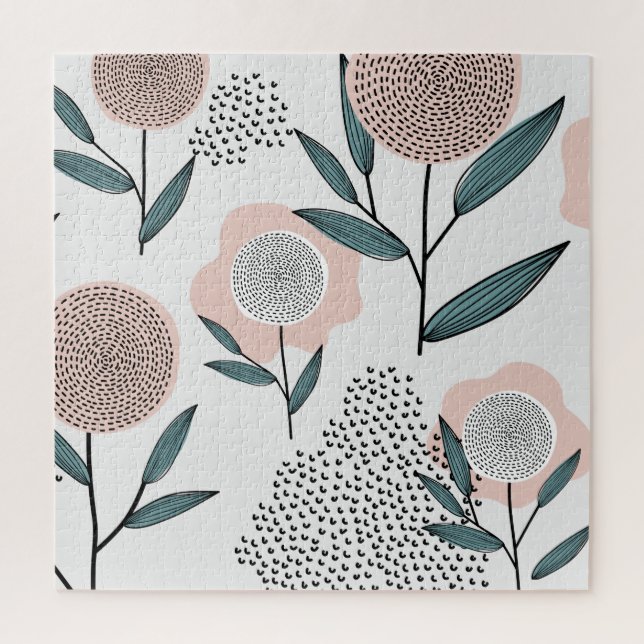 Quebra-cabeça Um rosa (Vertical)