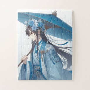 Quebra-cabeça Um Senhor Chinês Adorável (Estilo de Manga Orienta