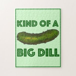 Quebra-cabeça Um tipo de picles verde Kosher Dill