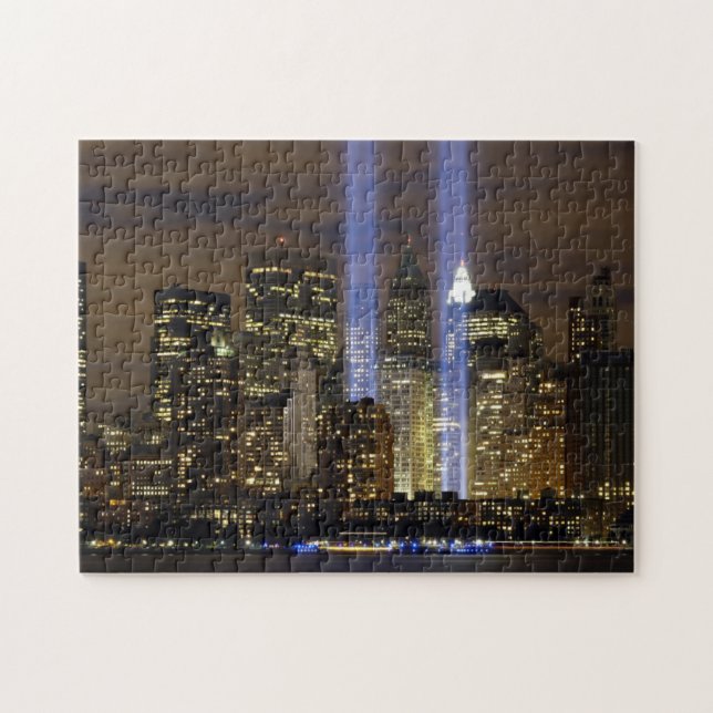 Quebra-cabeça Um tributo às torres gémeas em 9/11. (Horizontal)