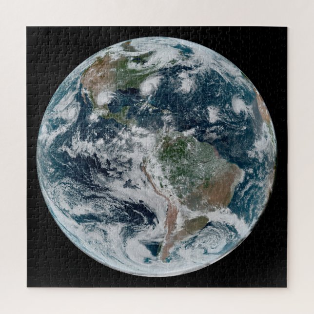 Quebra-cabeça Uma Cadeia De Ciclones Tropicais (Vertical)