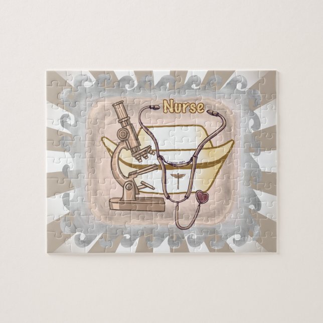 Quebra-cabeça Uma enfermeira muito legal (Horizontal)