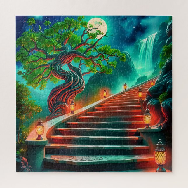Quebra-cabeça Uma escada mágica (Vertical)