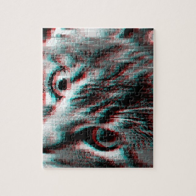Quebra-cabeça Uma falha de gato de 8 bits (Vertical)