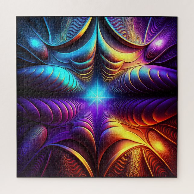 Quebra-cabeça Uma Fractal Lyapunov Muito Colorida (Vertical)