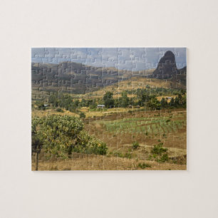 Quebra-cabeça Uma grande vista panorâmica de uma grande montanha