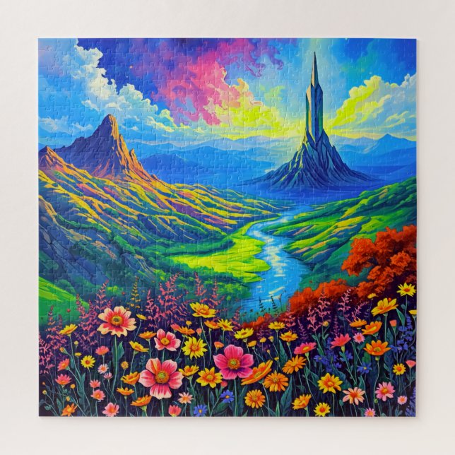 Quebra-cabeça Uma paisagem encantadora (Vertical)