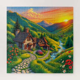 Quebra-cabeça Uma paisagem rural