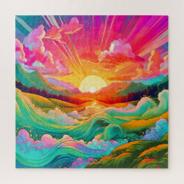 Quebra-cabeça Uma paisagem surreal