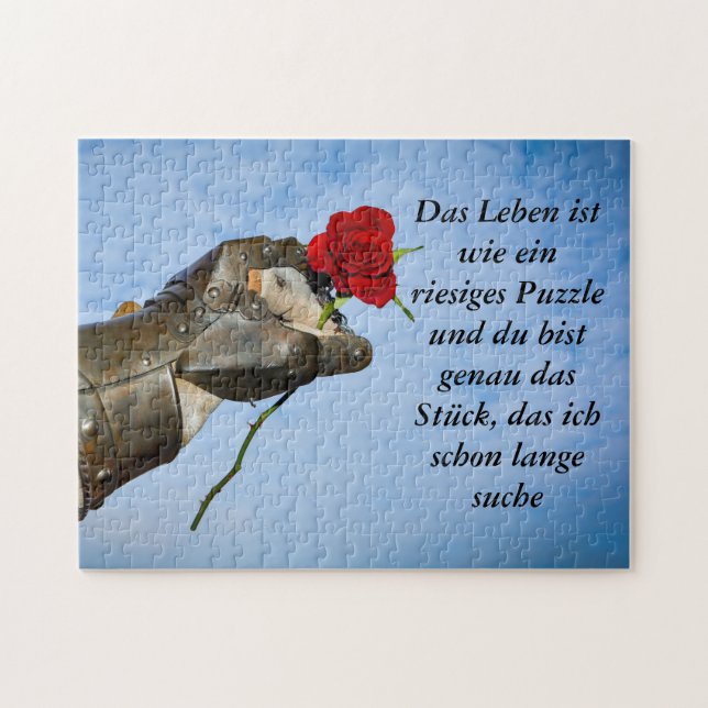 Quebra-cabeça Uma Rosa para Você (Horizontal)