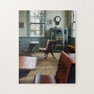 Quebra-cabeça Uma Sala De Estância Com Relógio