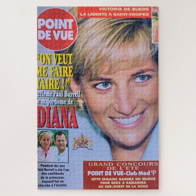 Quebra-cabeça Uma Senhora Real. (Vertical)