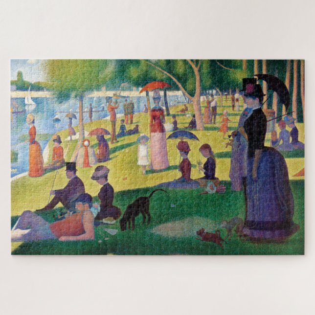 Quebra-cabeça Uma tarde de domingo em La Grande Jatte (Horizontal)