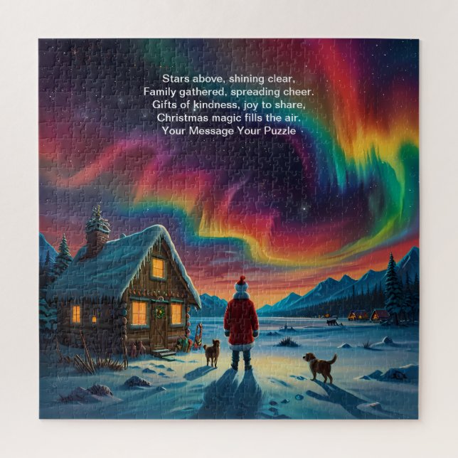 Quebra-cabeça Uma Temporada de Alegria e Magia de Natal (Vertical)