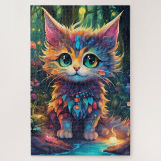 Quebra-cabeça Un adorable chaton des bois