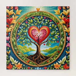 Quebra-cabeça Un arbre de vie plein d'amour