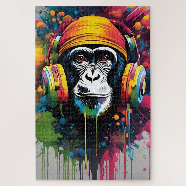 Quebra-cabeça Un beau portrait en musique (Vertical)