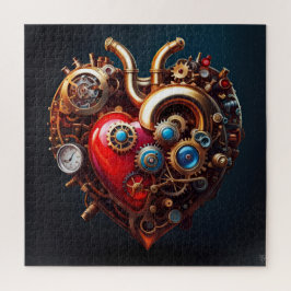 Quebra-cabeça Un coeur steampunk
