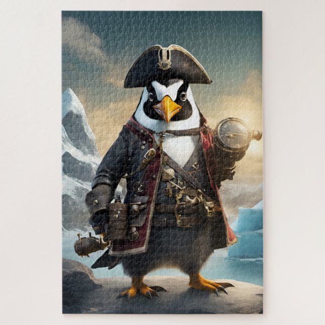 Quebra-cabeça Un pingouin pirate (Vertical)