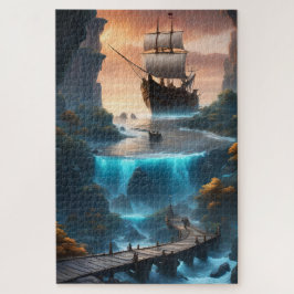 Quebra-cabeça Une entrée de grotte fascinante