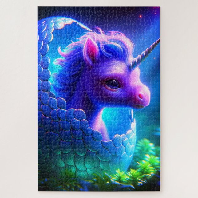 Quebra-cabeça Unicorn Baby (Vertical)