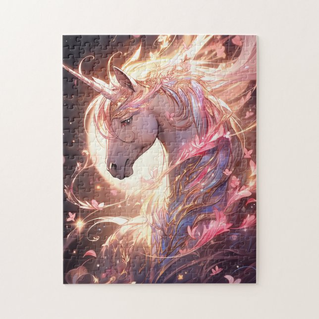 Quebra-cabeça Unicorn Fantasy Art (Vertical)