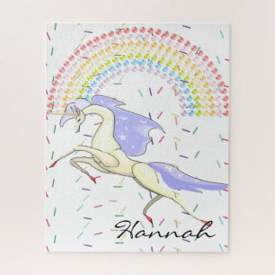 Quebra-cabeça Unicorn Rainbow 