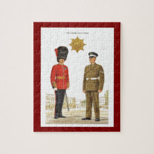 Quebra-cabeça Uniformes militares históricos, guardas de