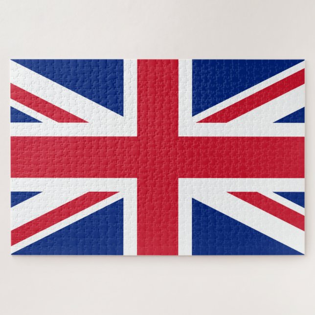 Quebra-cabeça Union Jack National Flag of United Kingdom England (Horizontal)