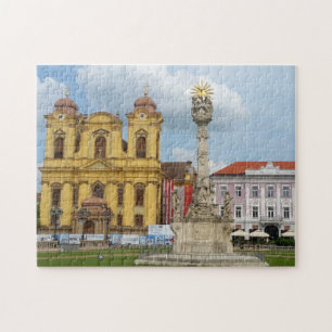 Quebra-cabeça Union Square (Unirii Square),Timisoara, Romênia