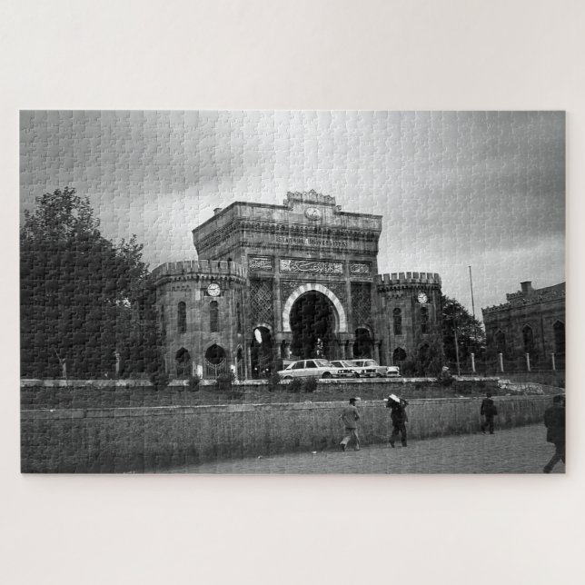 Quebra-cabeça Universidade de Istambul Vintage Turkey (Horizontal)