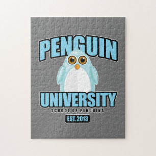 Quebra-cabeça Universidade de Pinguim - Azul