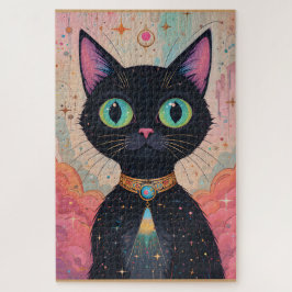 Quebra-cabeça Universo de Gato Negro Cósmico e Futuro Atômico